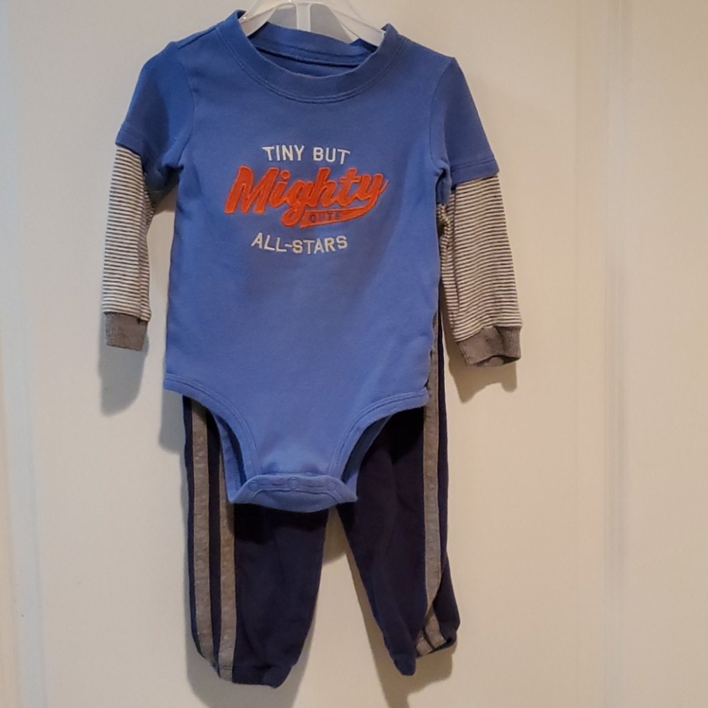 Tiny But Mighty Allstar Shirt with Sweat Pants